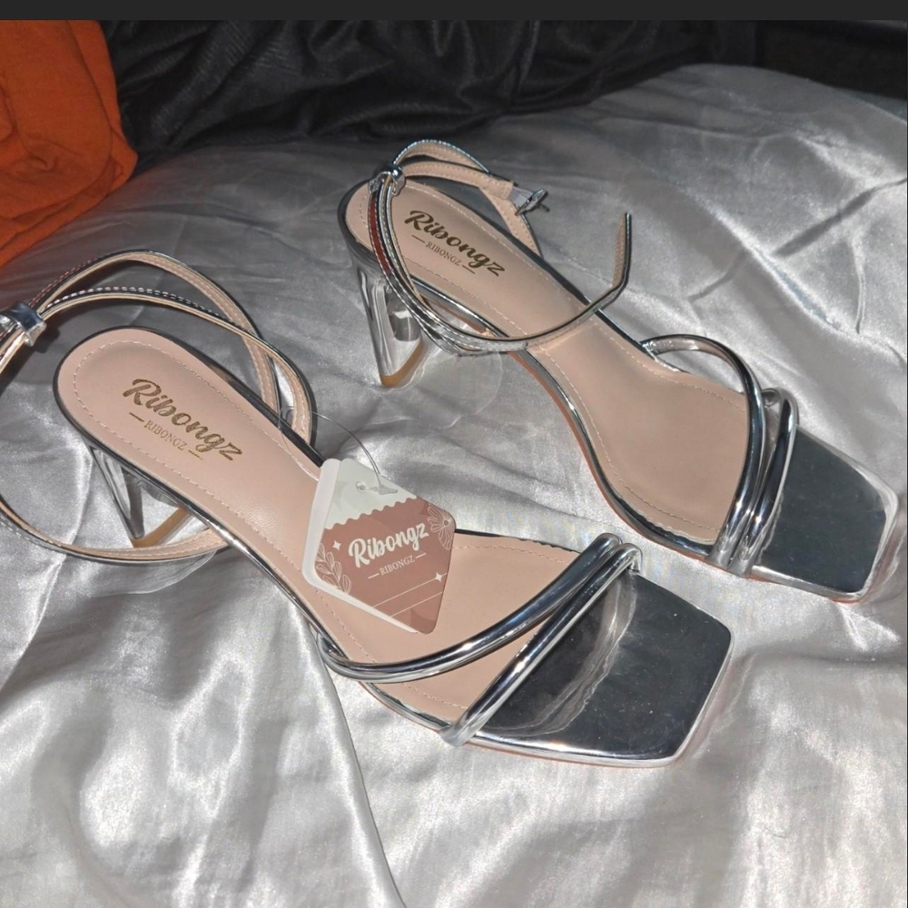 Silver Womens Heels